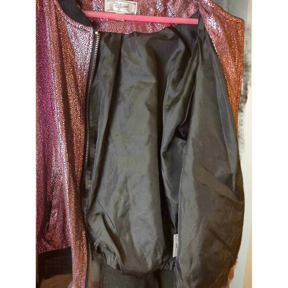 Disney D-Signed Girls Metallic Bomber Jacket - Picture 4 of 4